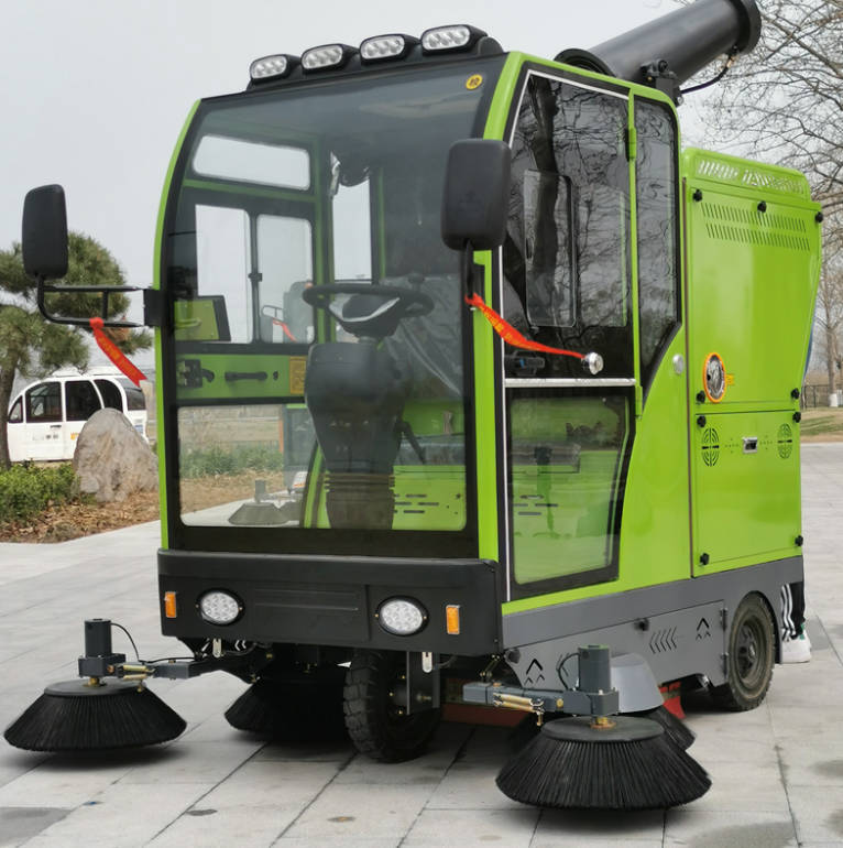 台北道路清洁广泛应用电动环卫清扫车